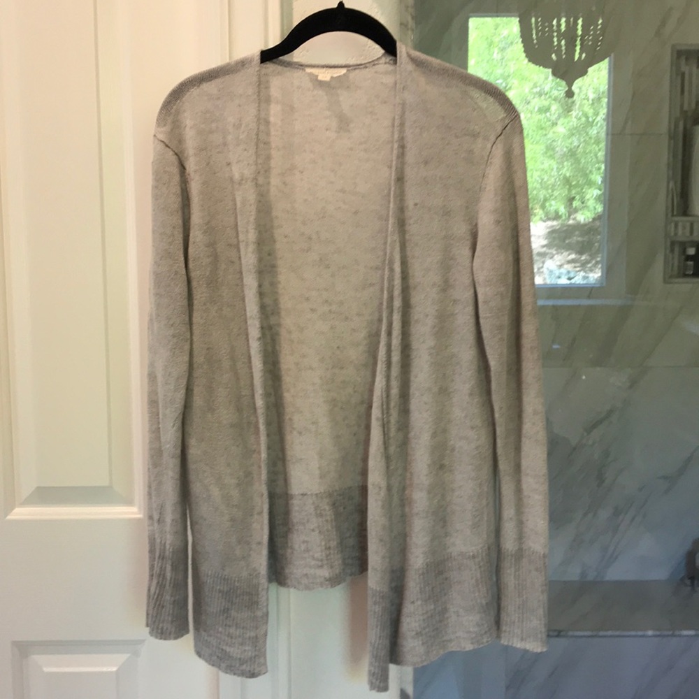 Eileen Fisher light grey wrap
